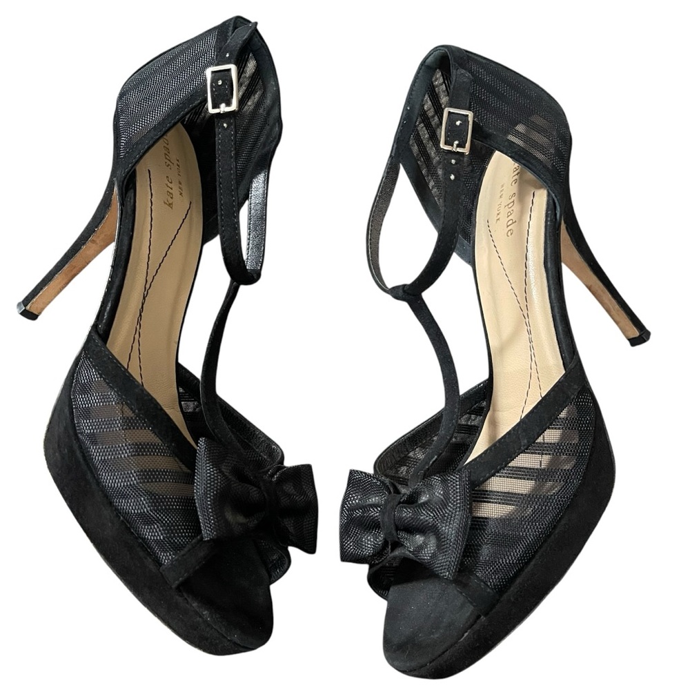 Kate Spade Black Graham Pump Heels Size 9